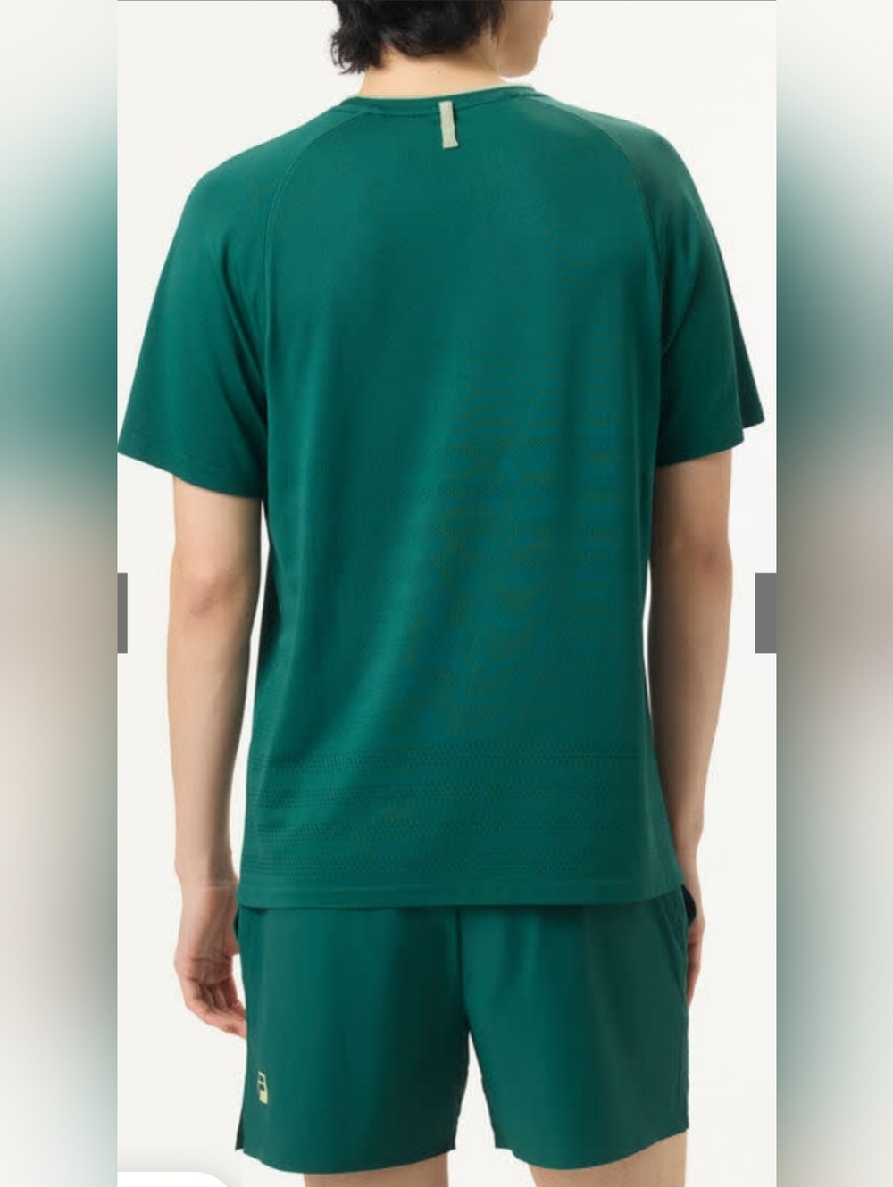 Fila Tennis Center Court Ace  Seamless Crew Green Shirt Men's XL $85 NWT - Picture 2 of 7
